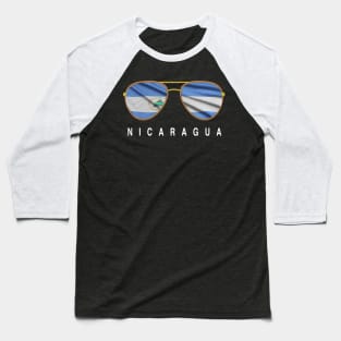 Nicaragua Sunglasses Baseball T-Shirt